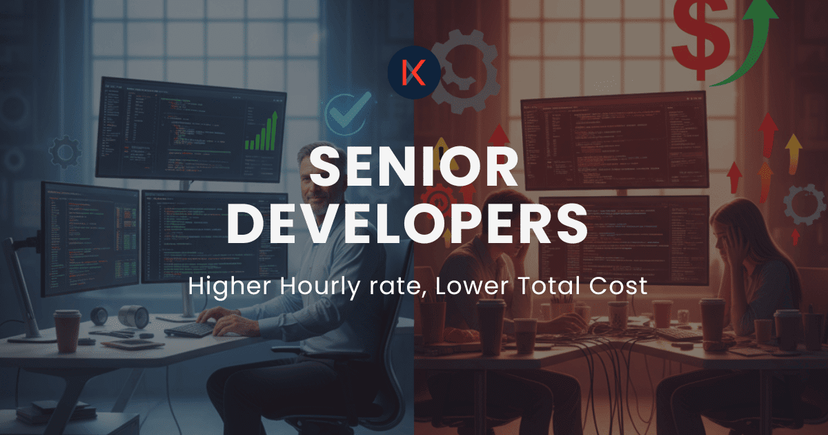 Senior developers vs junior teams